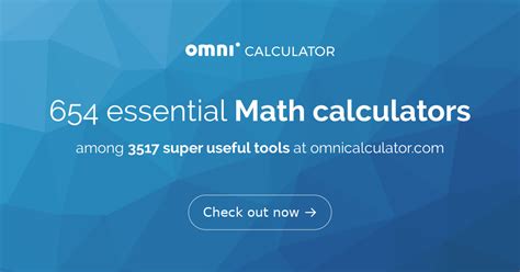 omni calculator|Math Calculators.